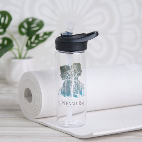 Supernatural Winchester Bros Forest Graphic Water Bottle