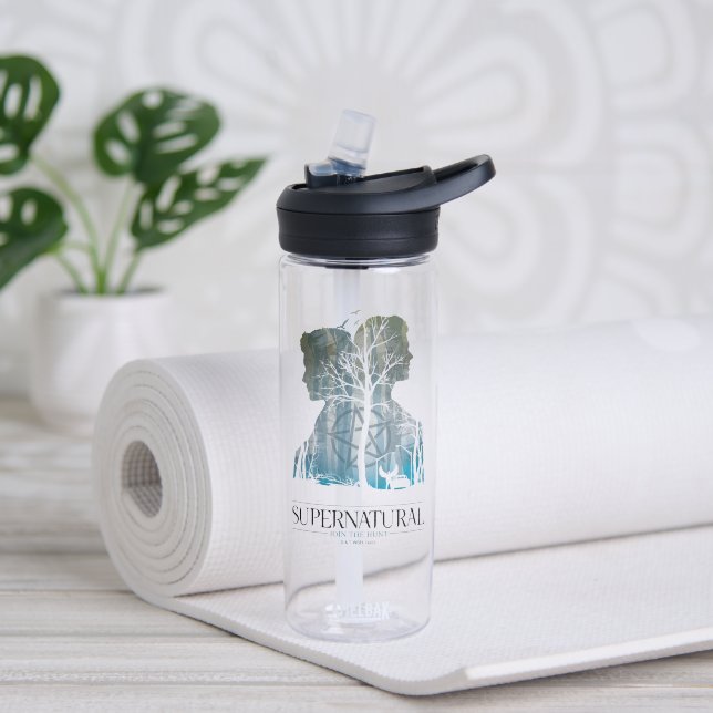 Supernatural Winchester Bros Forest Graphic Water Bottle (Yoga)