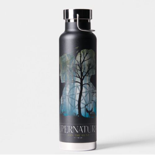 Supernatural Winchester Bros Forest Graphic Water Bottle