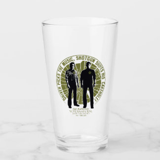 Supernatural Winchester Brothers "Shotgun" Glass