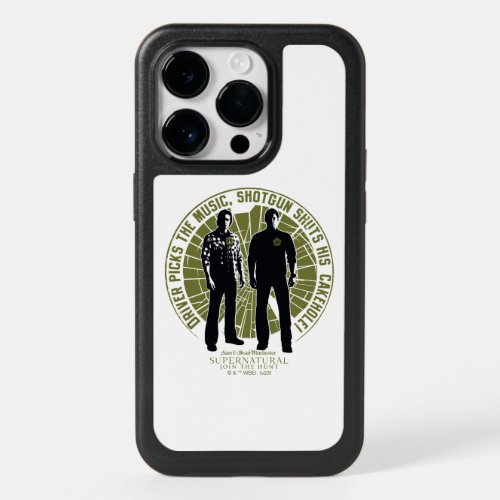 Supernatural Winchester Brothers Shotgun OtterBox iPhone 14 Pro Case