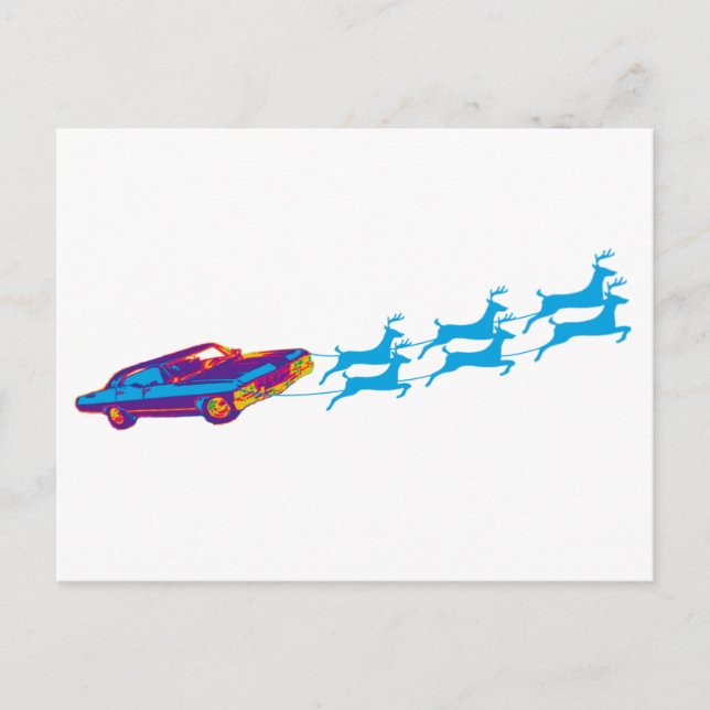 Supernaturnal Christmas Holiday Postcard (Front)