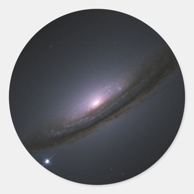 Supernova 1994D disk galaxy NASA Classic Round Sticker (Front)