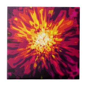 Supernova Blast Ceramic Tile