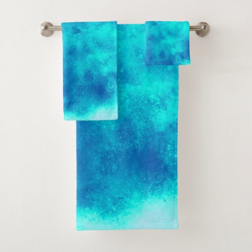 SuperNova cloud effect Bath Towel Set