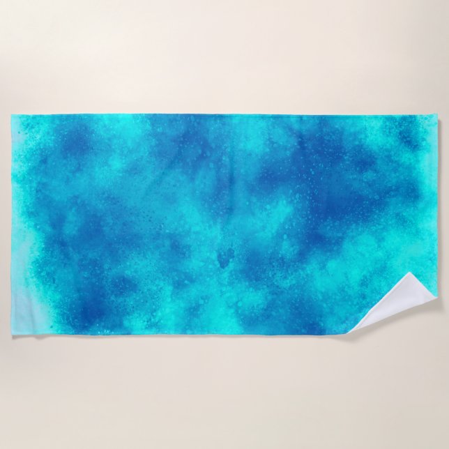 SuperNova cloud effect Beach Towel (Front)