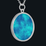 Supernova Cloud Effect Necklace<br><div class="desc">Colorful and easily customized pattern featuring a simple storm cloud effect with colorful filter.</div>