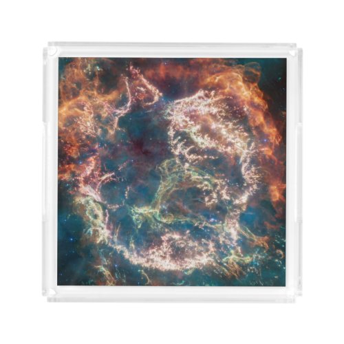 Supernova Remnant Cassiopeia A Acrylic Tray