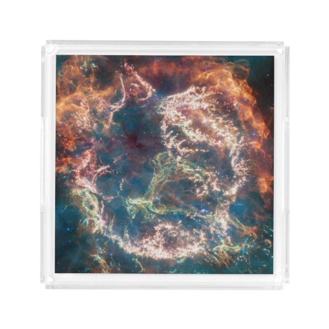 Supernova Remnant Cassiopeia A. Acrylic Tray (Front)