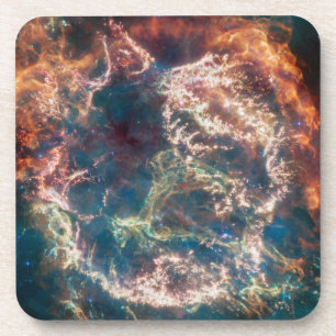 Supernova Remnant Cassiopeia A. Beverage Coaster