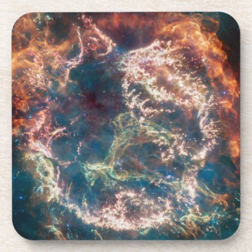 Supernova Remnant Cassiopeia A Beverage Coaster