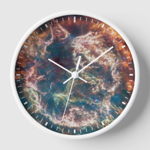 Supernova Remnant Cassiopeia A. Clock