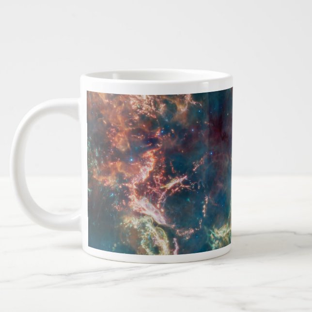 Supernova Remnant Cassiopeia A. Giant Coffee Mug (Left)