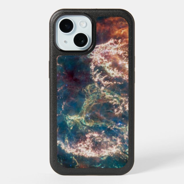 Supernova Remnant Cassiopeia A. iPhone 15 Case (Back)