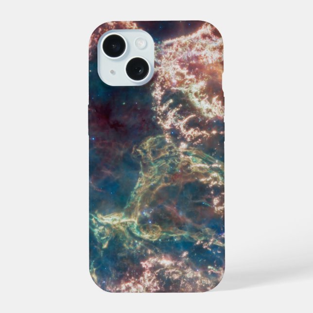 Supernova Remnant Cassiopeia A. iPhone 15 Case (Back)