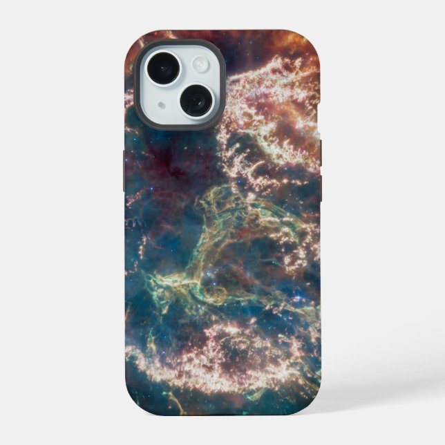 Supernova Remnant Cassiopeia A. Iphone Case (Back)