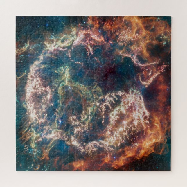 Supernova Remnant Cassiopeia A. Jigsaw Puzzle (Horizontal)