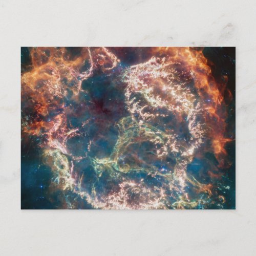Supernova Remnant Cassiopeia A Postcard