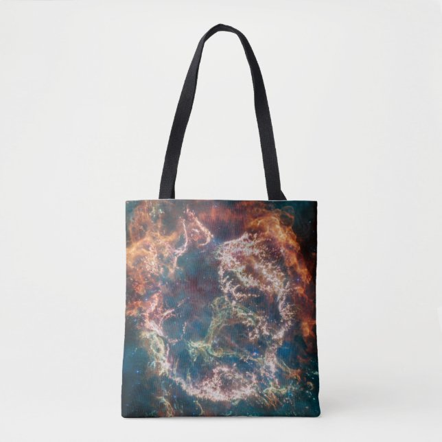 Supernova Remnant Cassiopeia A. Tote Bag (Front)