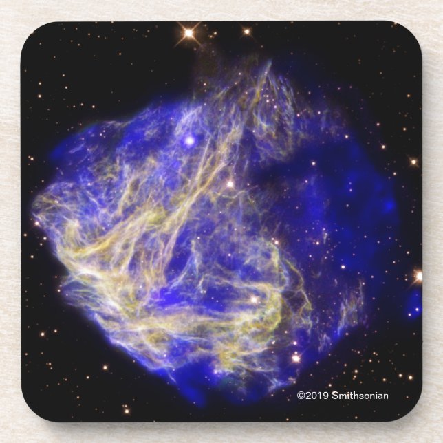 Supernova Remnant N49 Beverage Coaster (Front)
