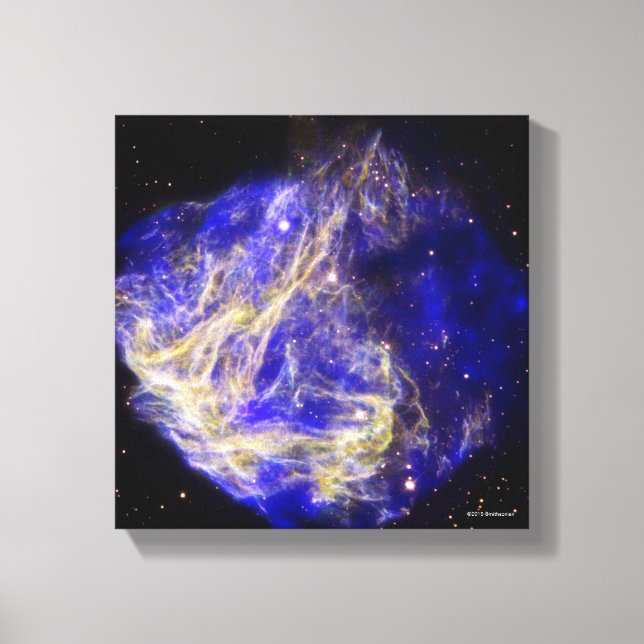 Supernova Remnant N49 Canvas Print (Front)