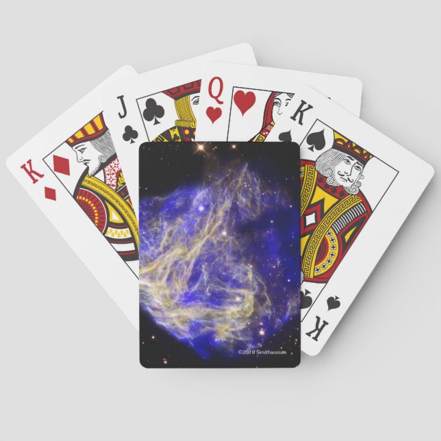 Supernova Remnant N49 Poker Cards (Back)