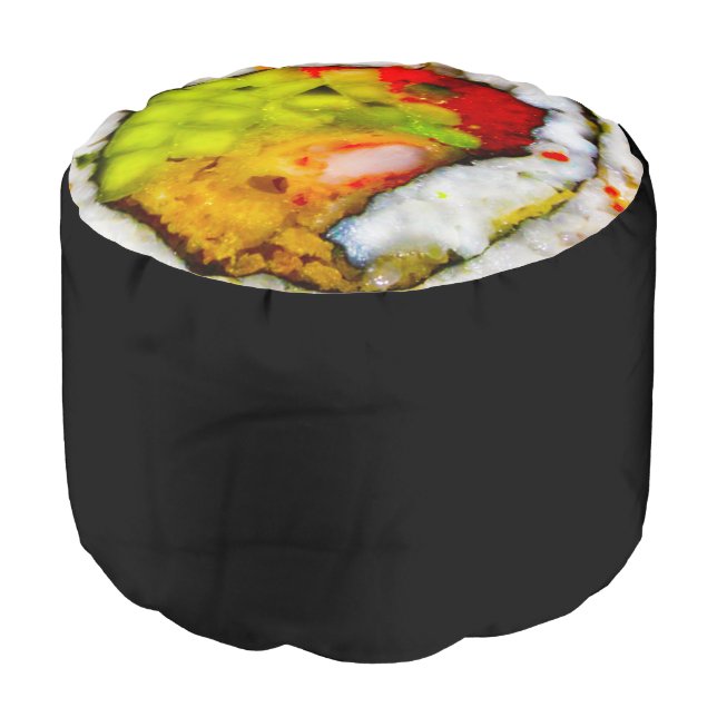 Superoll Sushi Pouf (Angled Front)
