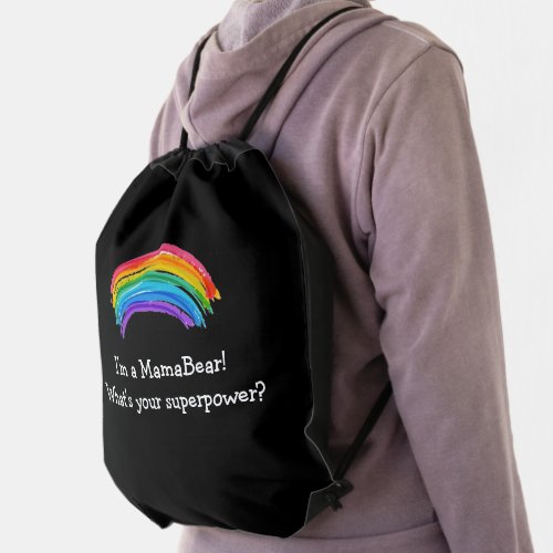 Superpower Drawstring Backpack
