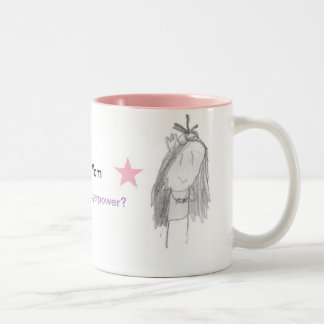 Superpower Mom Coffee Mg Two-Tone Coffee Mug
