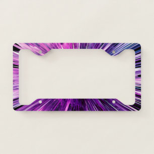 supersonic abstract license plate frame