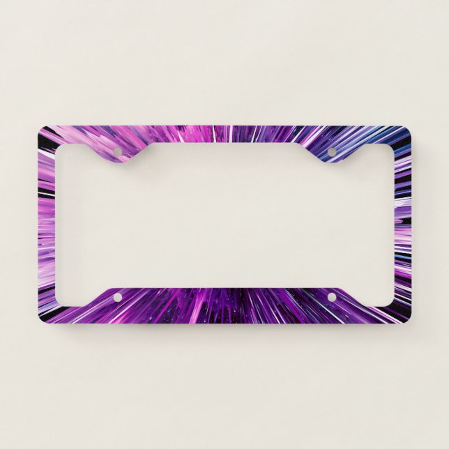 supersonic abstract license plate frame (Front)