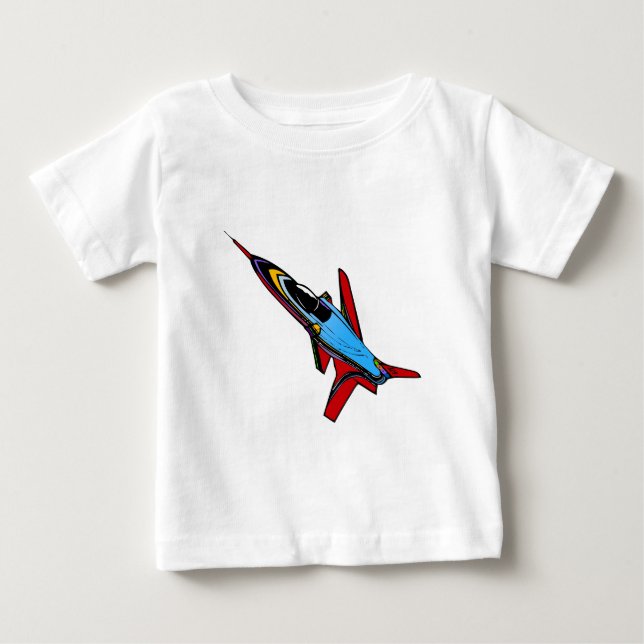 Supersonic Airforce Jet-Fighter Design for Pilots Baby T-Shirt (Front)