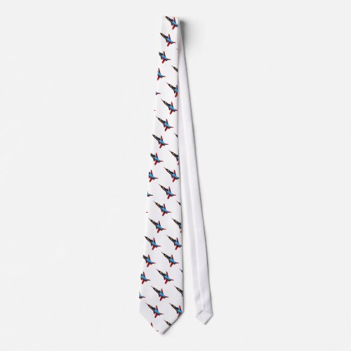 Supersonic Airforce Jet_Fighter Design for Pilots Neck Tie