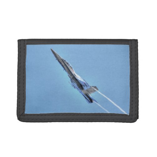 Supersonic Airforce Jet_Fighter Designer Gift Trifold Wallet