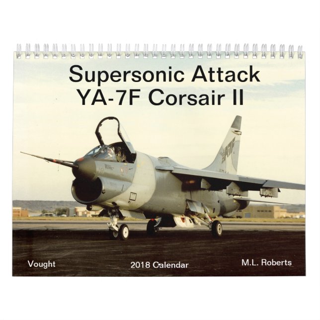 Supersonic Attack YA-7F Corsair II Calendar (Cover)