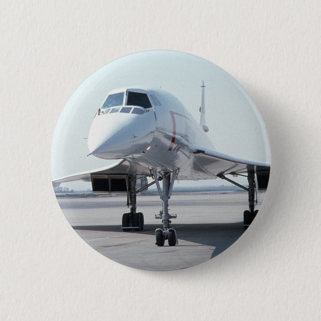 Supersonic Concorde Button (Front)