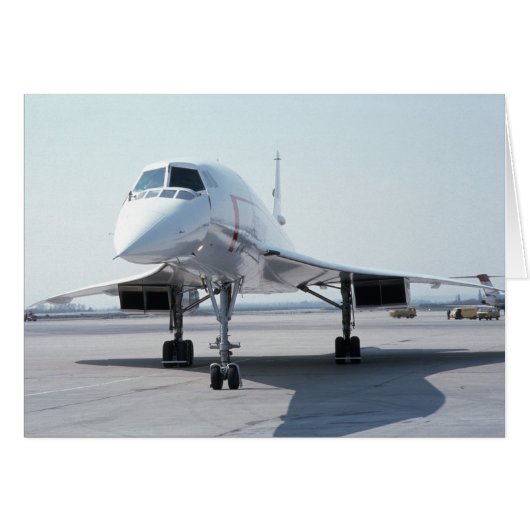 Supersonic Concorde Cards (Front Horizontal)