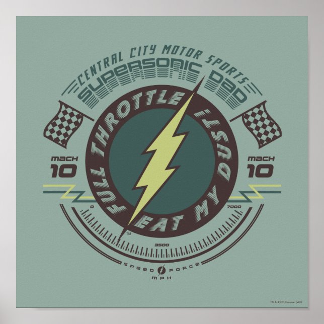 Supersonic Dad - Central City Motor Sports Poster (Front)