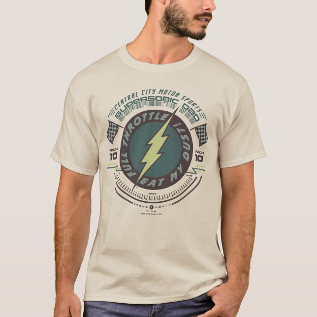 Supersonic Dad - Central City Motor Sports T-Shirt (Front)