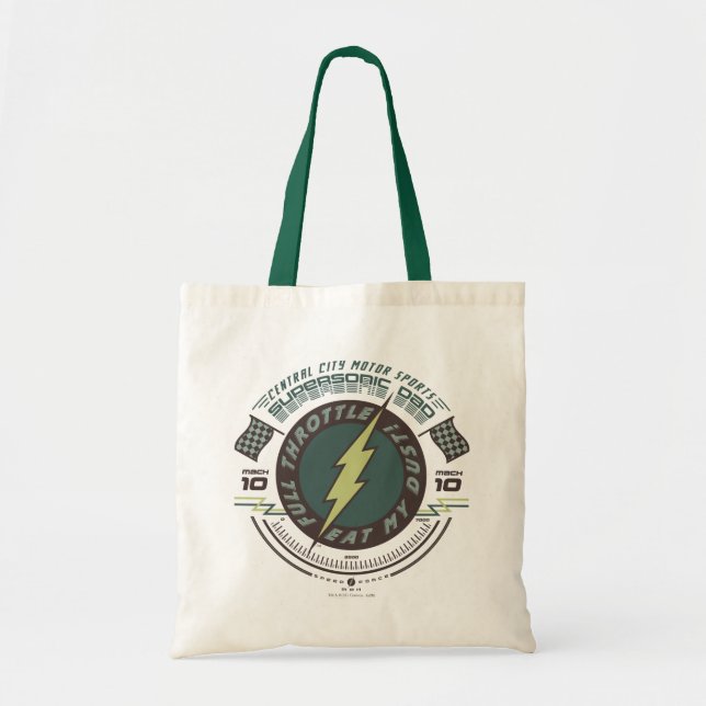 Supersonic Dad - Central City Motor Sports Tote Bag (Front)
