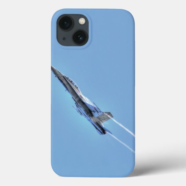 Supersonic F-18 Jet-Fighter Design for Pilots Case-Mate iPhone Case (Back)