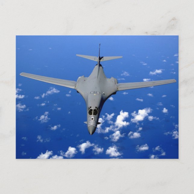 Supersonic Fighter Jet Aircraft Postcard (Front)