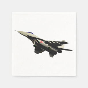 Supersonic Fighter Jet Military Aircraft Napkins