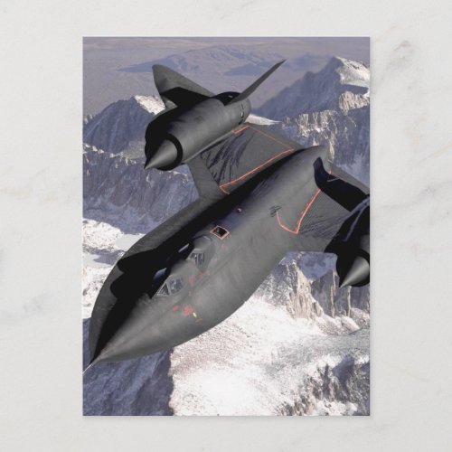 Supersonic Fighter Jet Postcard