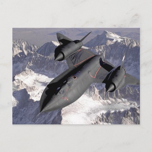 Supersonic Fighter Jet Postcard