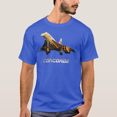 Supersonic Jet Concorde 216 T_Shirt