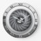 Supersonic Jet Engine Wall Clock