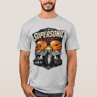 Supersonic Legend Mach 2.2 Fighter Jet T-Shirt