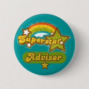 Superstar Advisor Pinback Button