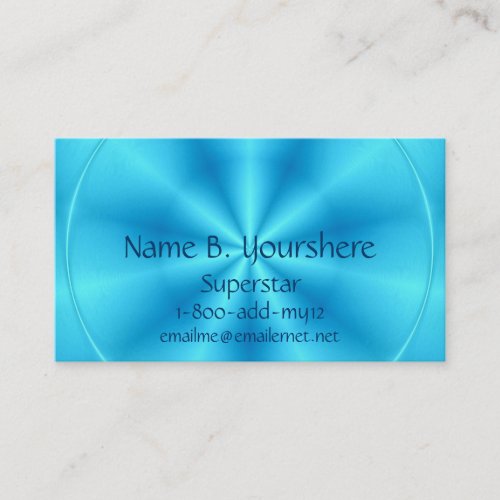 Superstar Blueberry Color Business Card